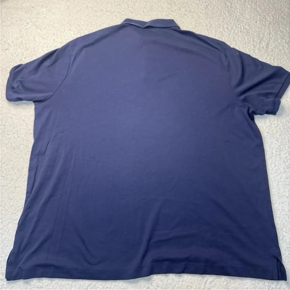 Polo Ralph Lauren Polo‎ Shirt Mens 2XL Blue Classic Fit Short Sleeve Flesh Pony